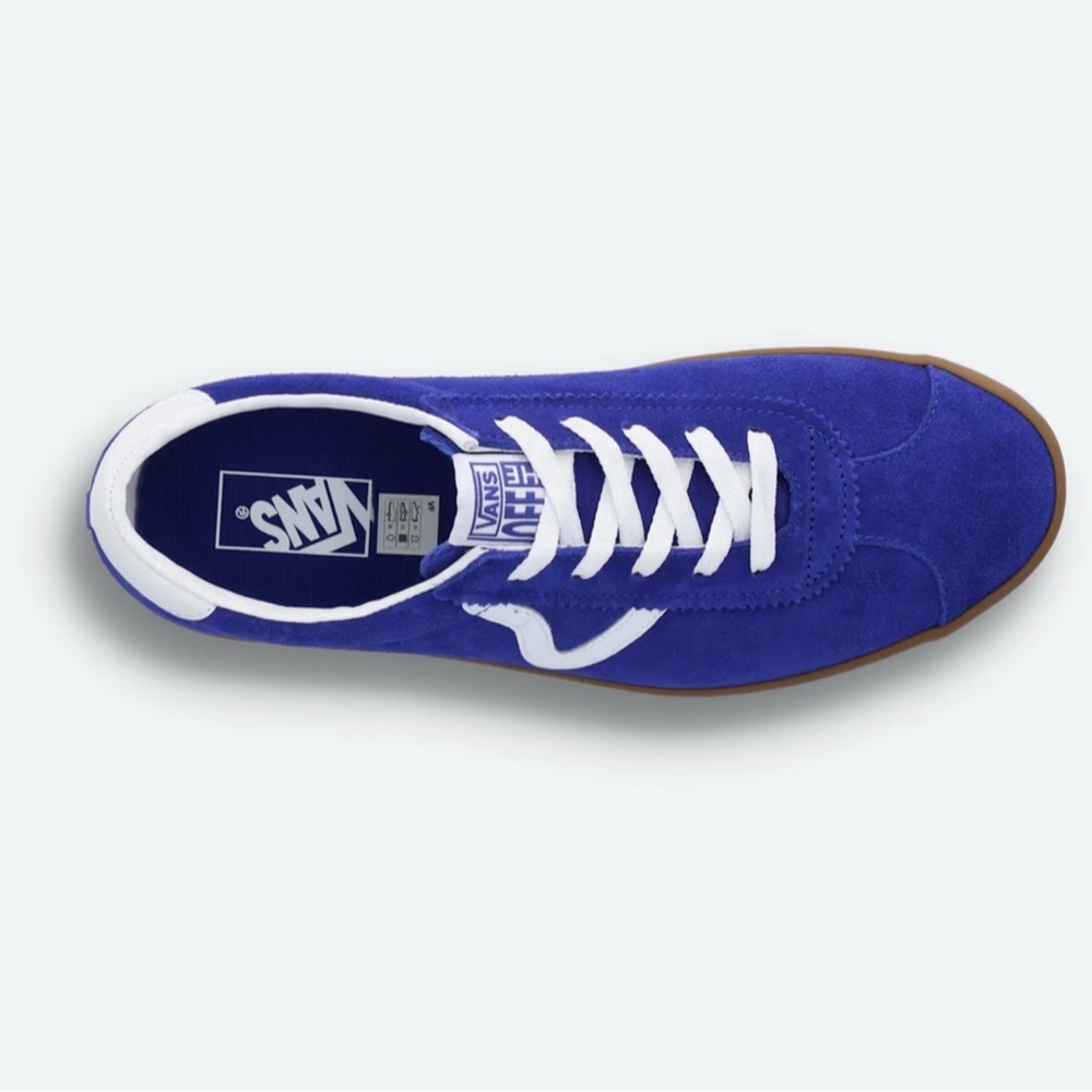 Vans Men's Royal Blue Suede Sneakers Size 10 SB-40